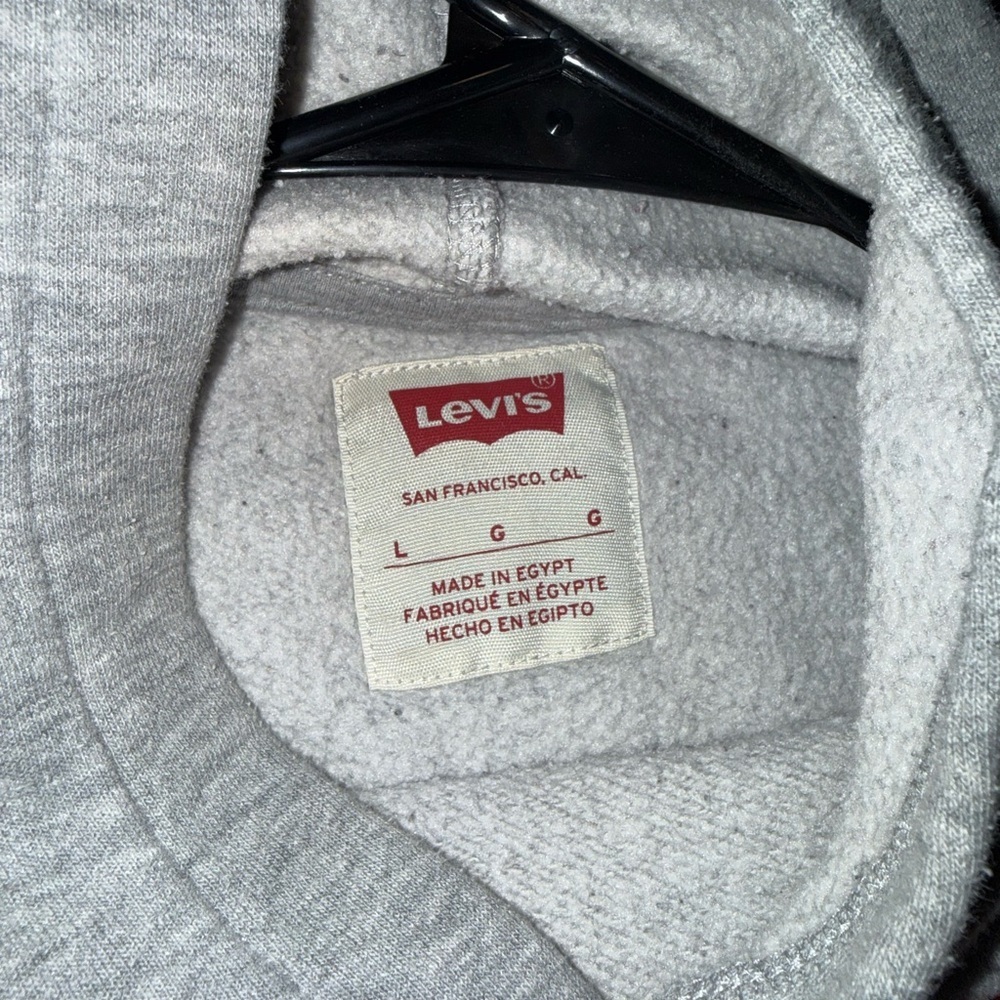Levi's Red and Gray Hoodie for Men - Picture 3 of 3